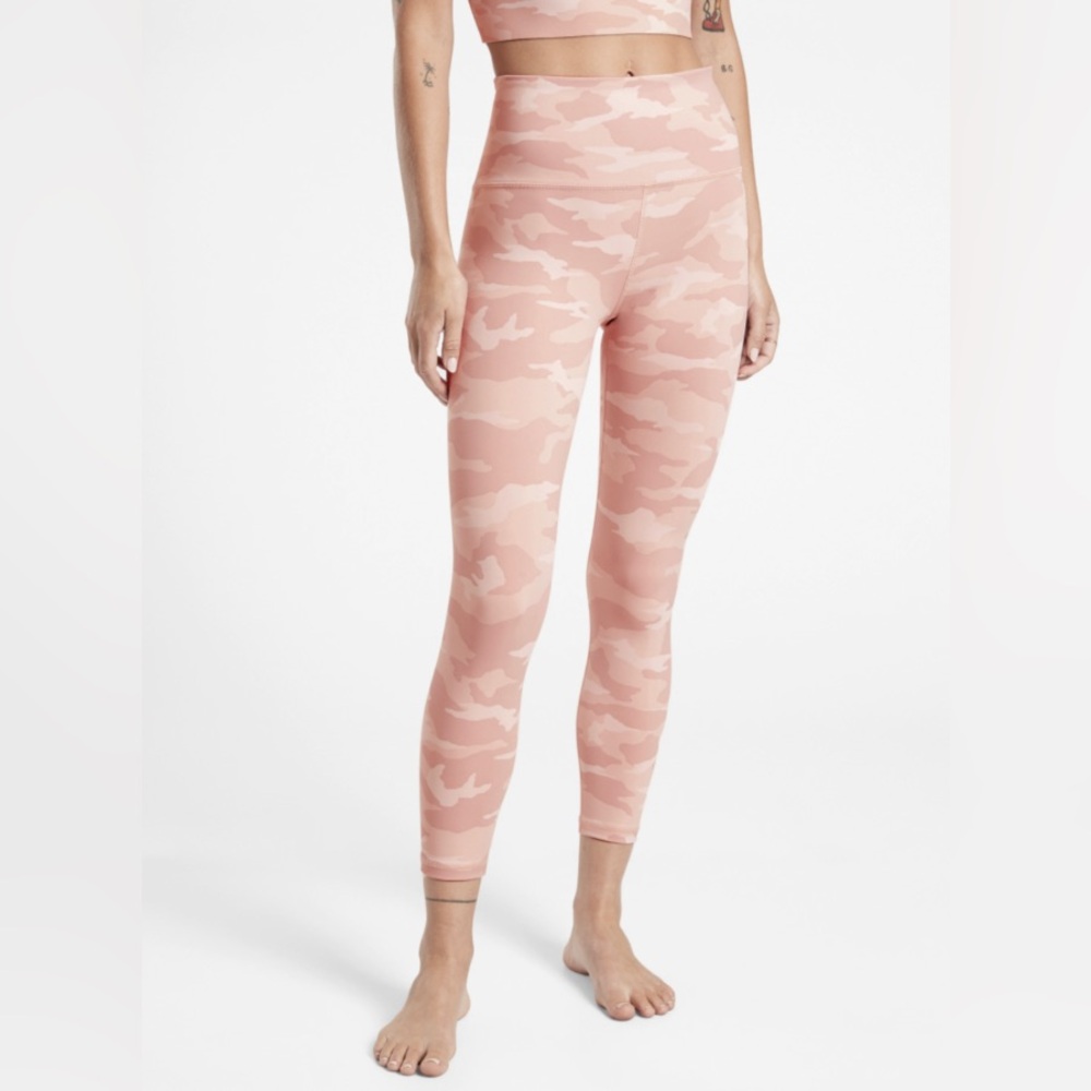 Athleta Pink Camo Leggings